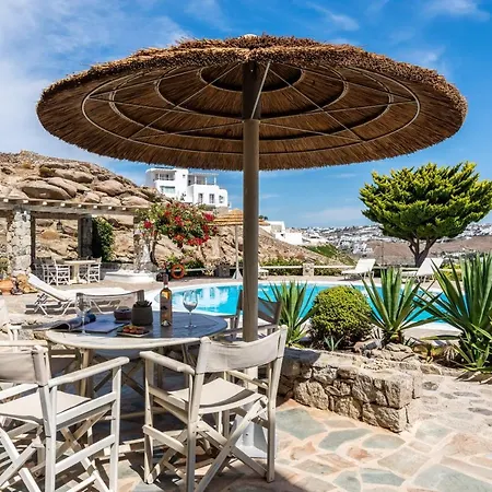 Yalos Mykonos Ornos Pouli Private Apartments W Shared Swimming Pool Mykonos Town Exterior foto