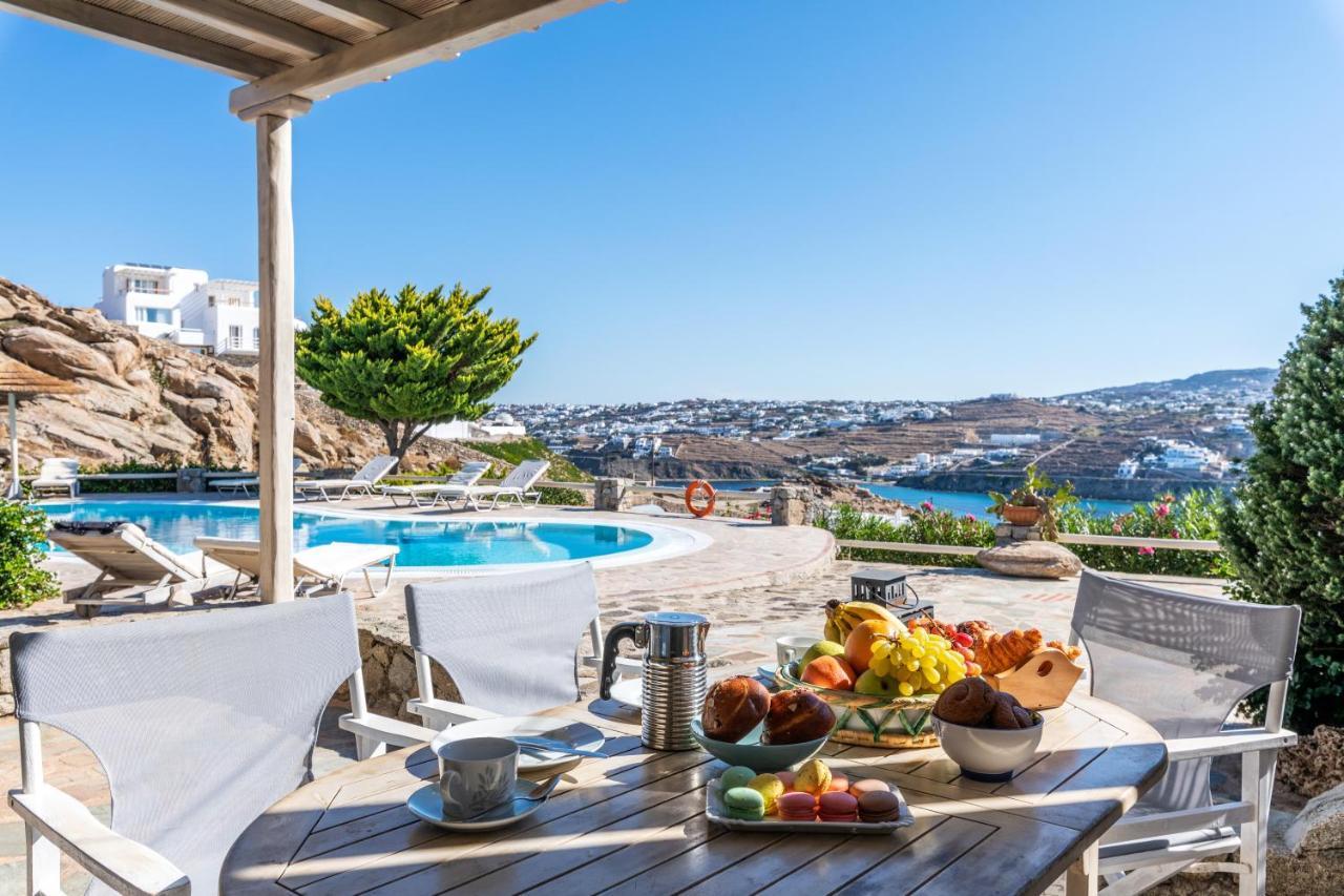 Yalos Mykonos Ornos Pouli Private W Shared Swimming Pool Apartment
