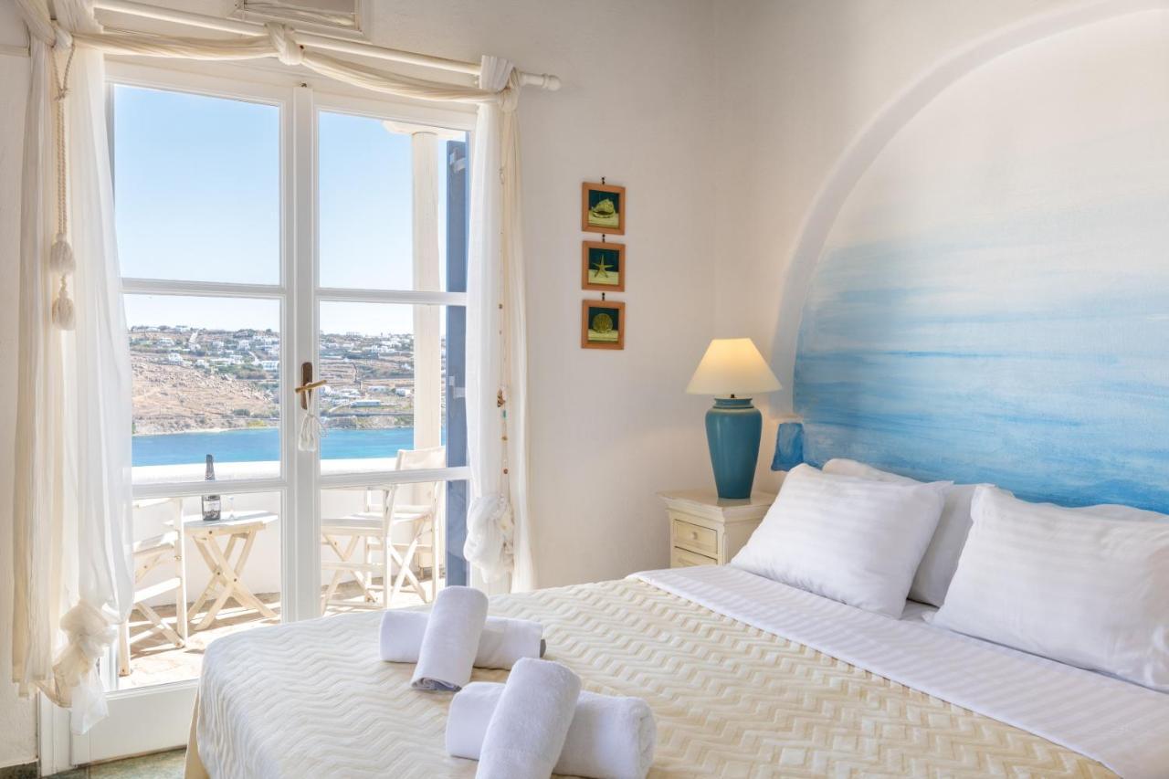 Yalos Mykonos Ornos Pouli Private W Shared Swimming Pool Apartment